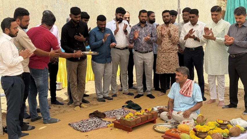 Marigold Bhoomi Poojan